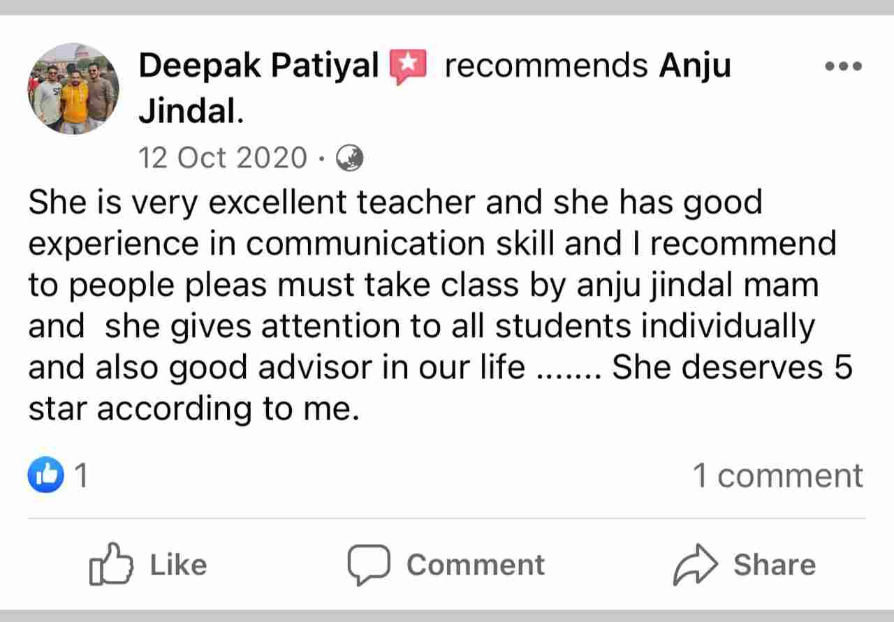 What My Students Say 1