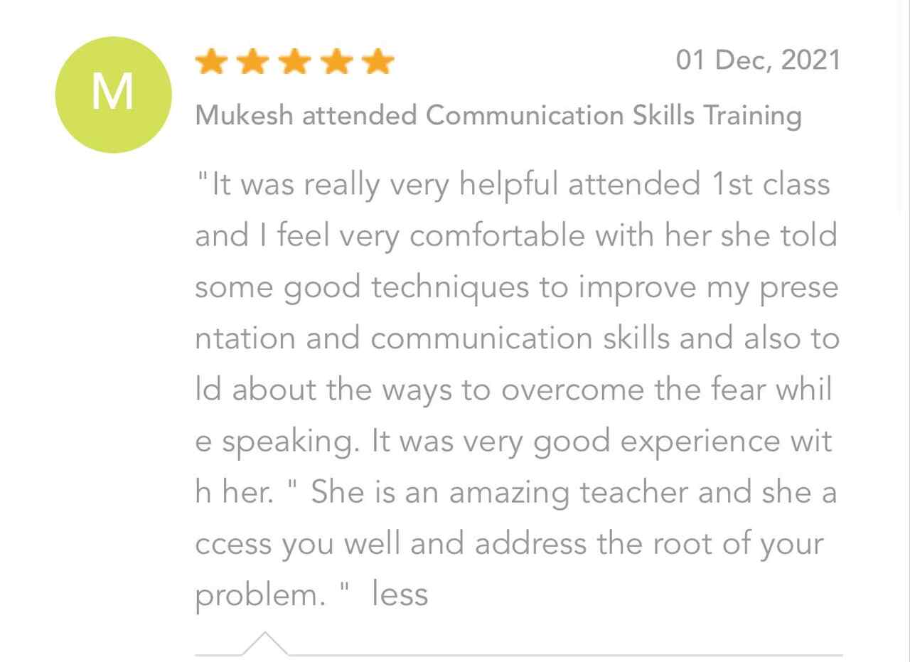 What My Students Say 1