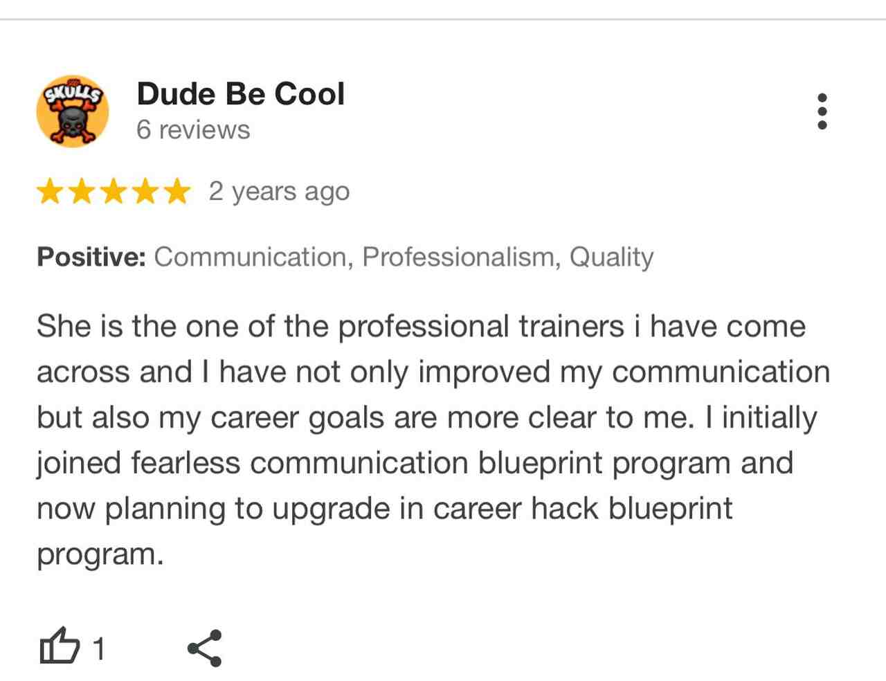 What My Students Say 1