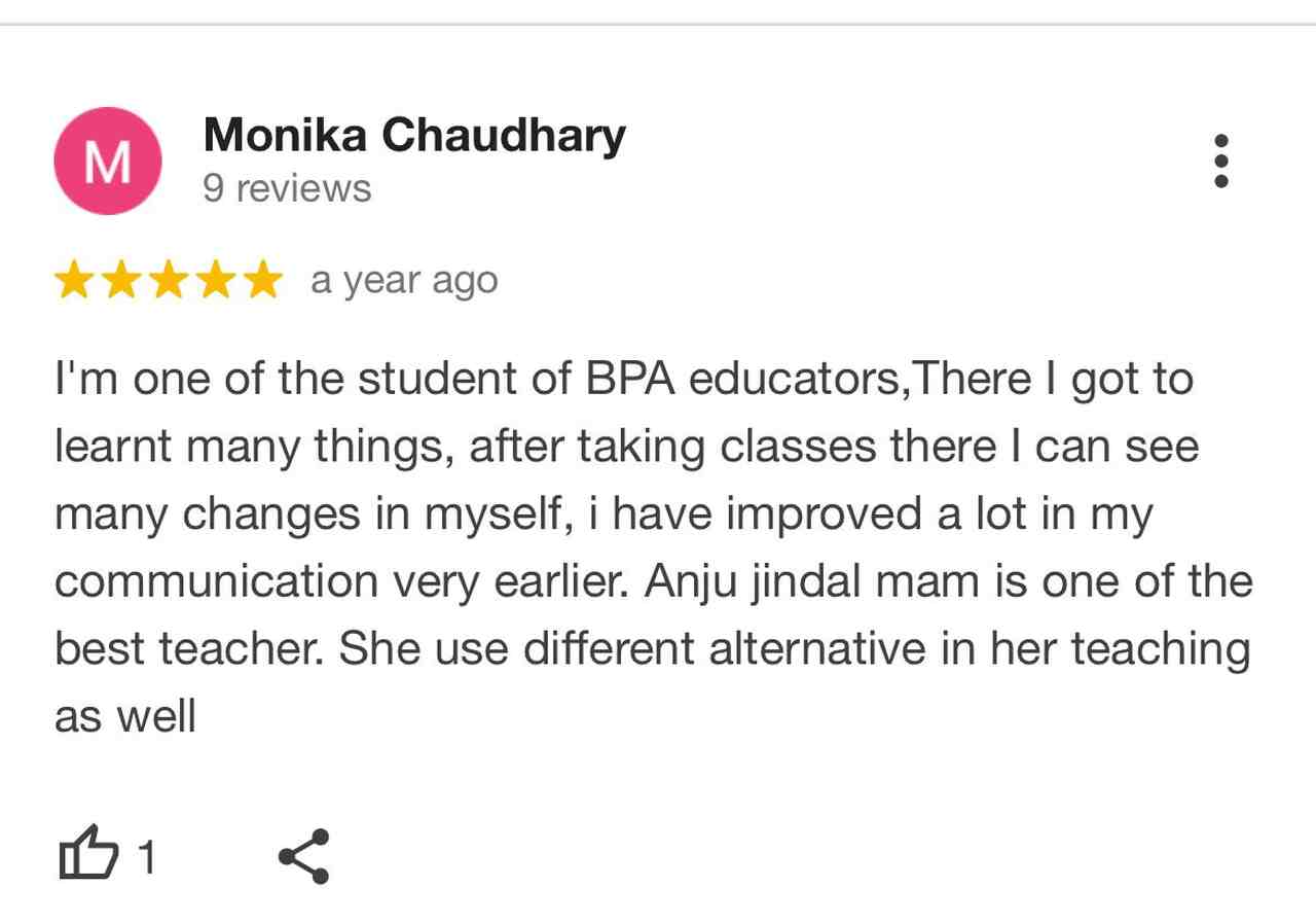 What My Students Say 1