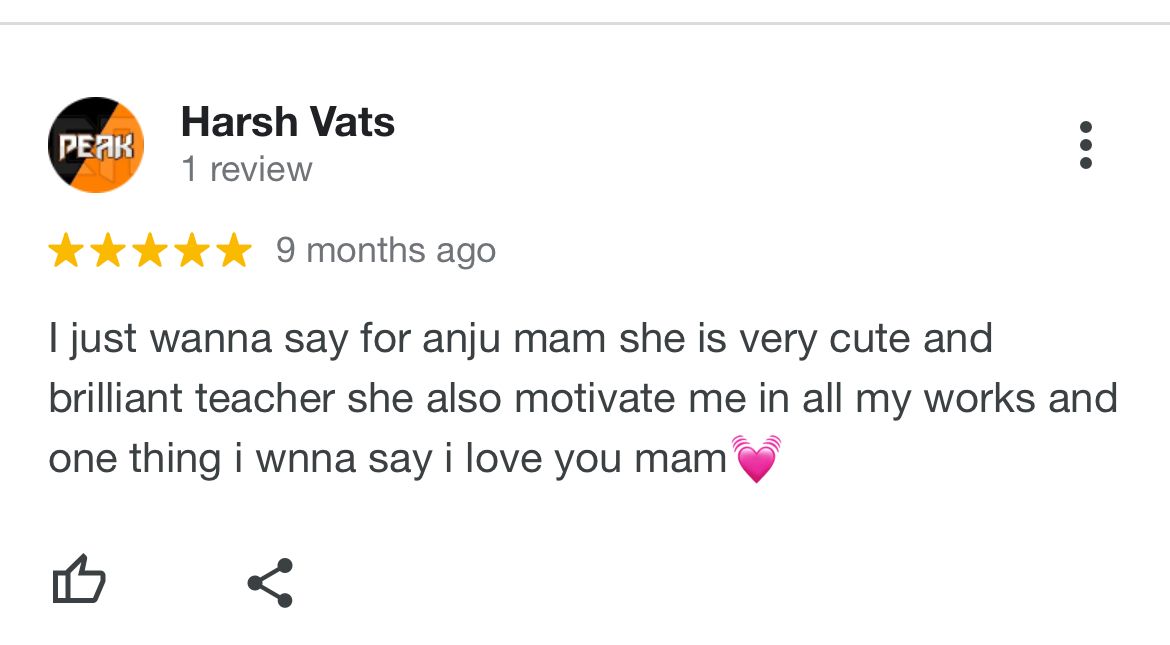 What My Students Say 1