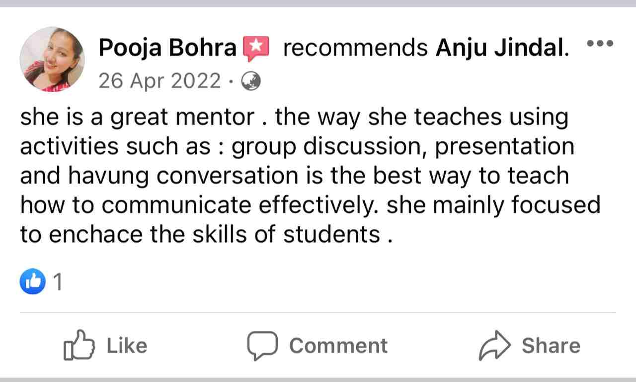 What My Students Say 1